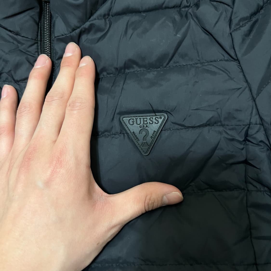 게스 키즈 와펜 구스다운 경량패딩 65-130  상품이미지3