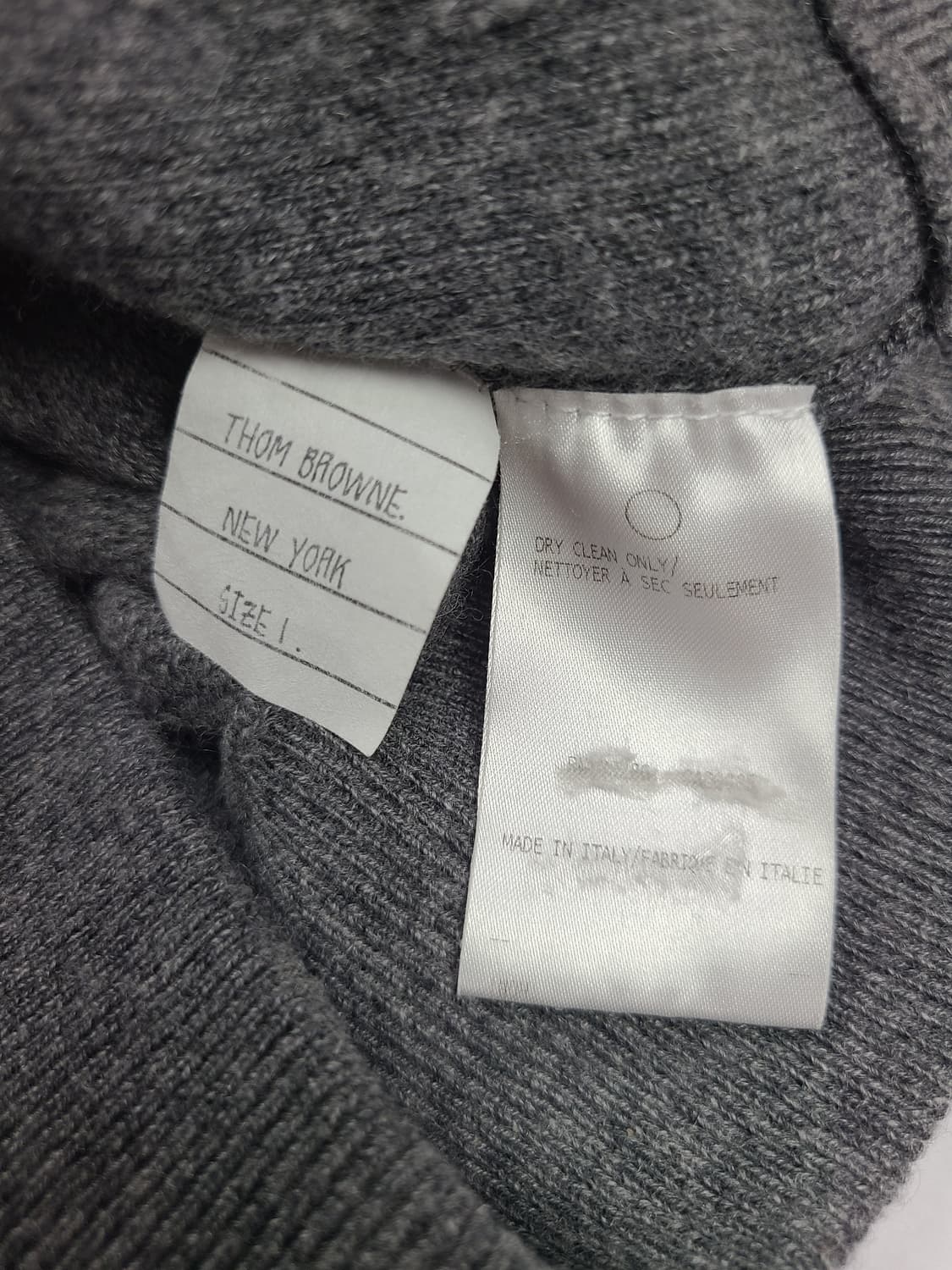 톰브라운 4바 프렌치 테리 캐시미어 니트 상품이미지5