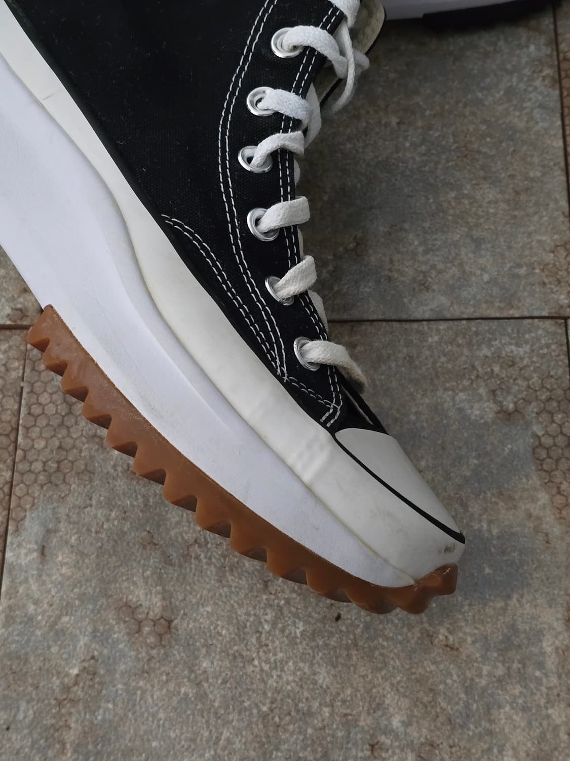 (240)컨버스 런스타 하이크 하이 검흰 상품이미지8