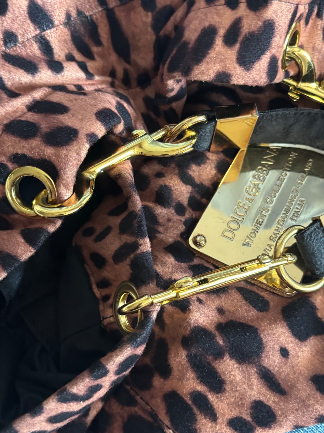 vintage dolce gabbana leopard boston bag 상품이미지7