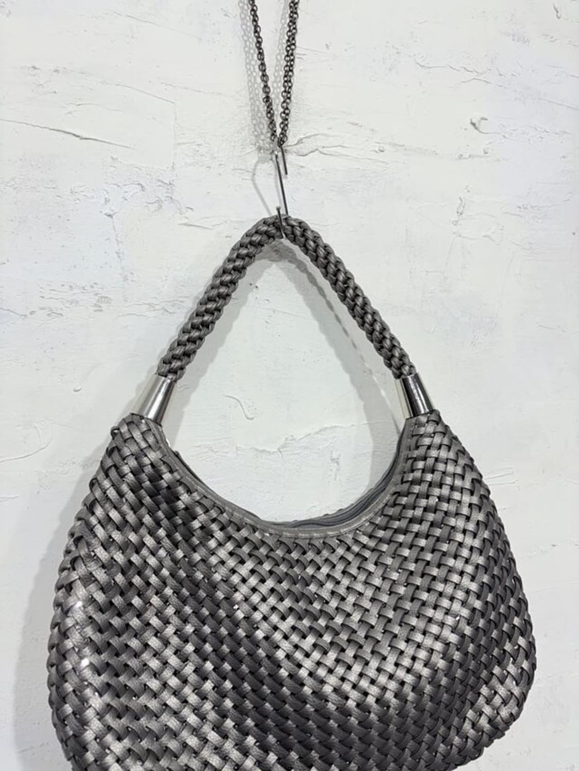 Y'SACCS Woven Metallic Hobo Bag -5 상품이미지2
