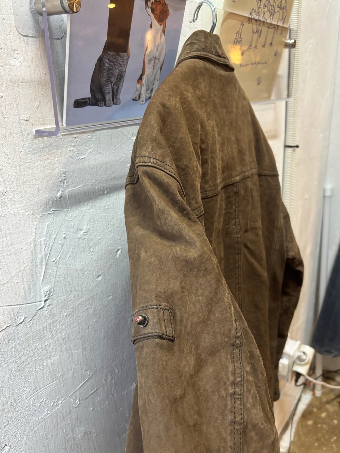 시리즈 랭커스터 누벅 가죽 자켓 상품이미지6