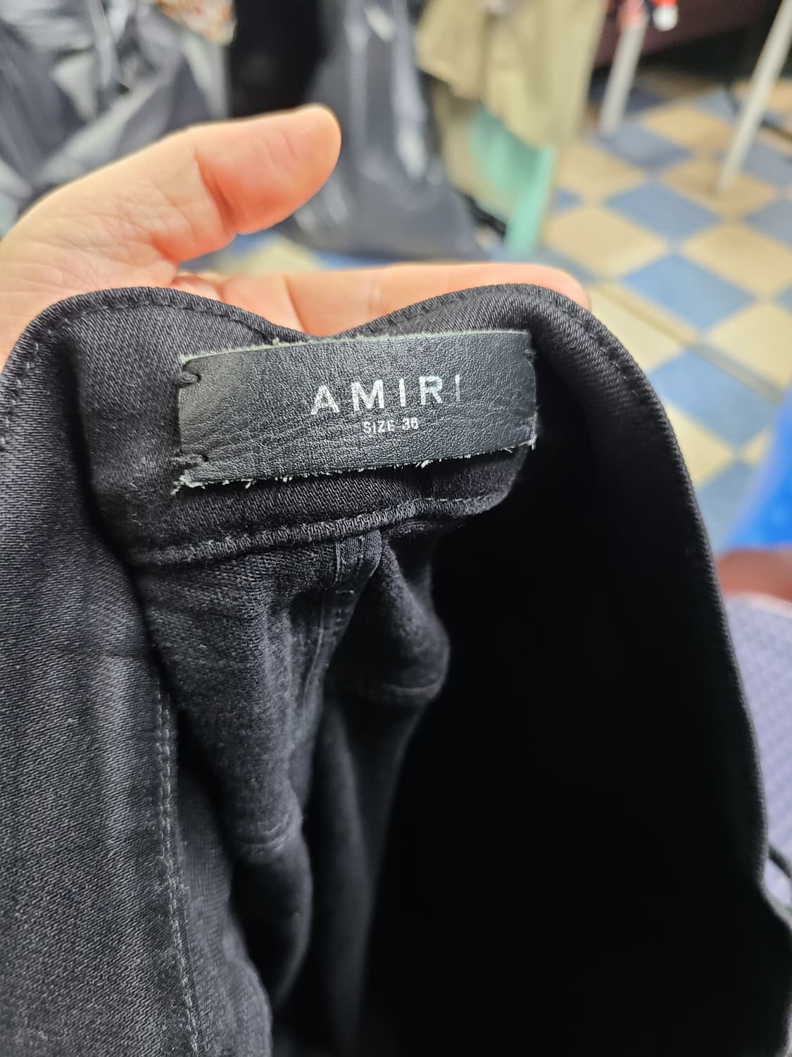 아미리 블랙진 36 상품이미지9