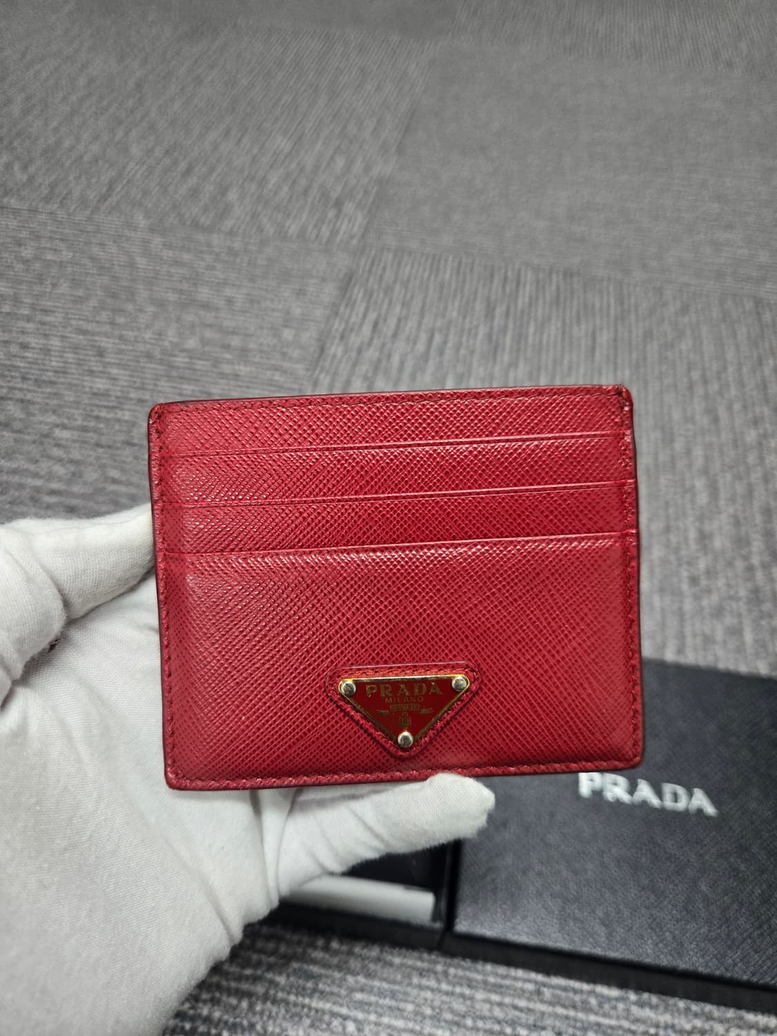 [특가][정품] 프라다 사피아노 카드지갑 상품이미지1