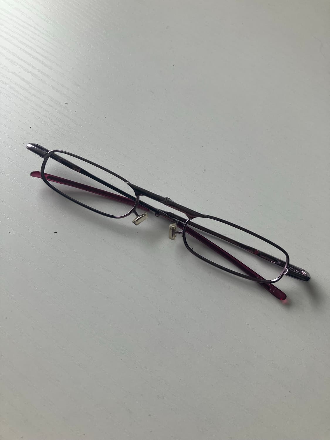 Japanese 90s 빈티지 레트로 나노 사이즈 메탈 폴더 안경테 상품이미지5