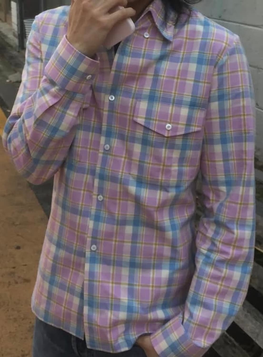 프라다 25fw 핑크 셔츠 상품이미지2