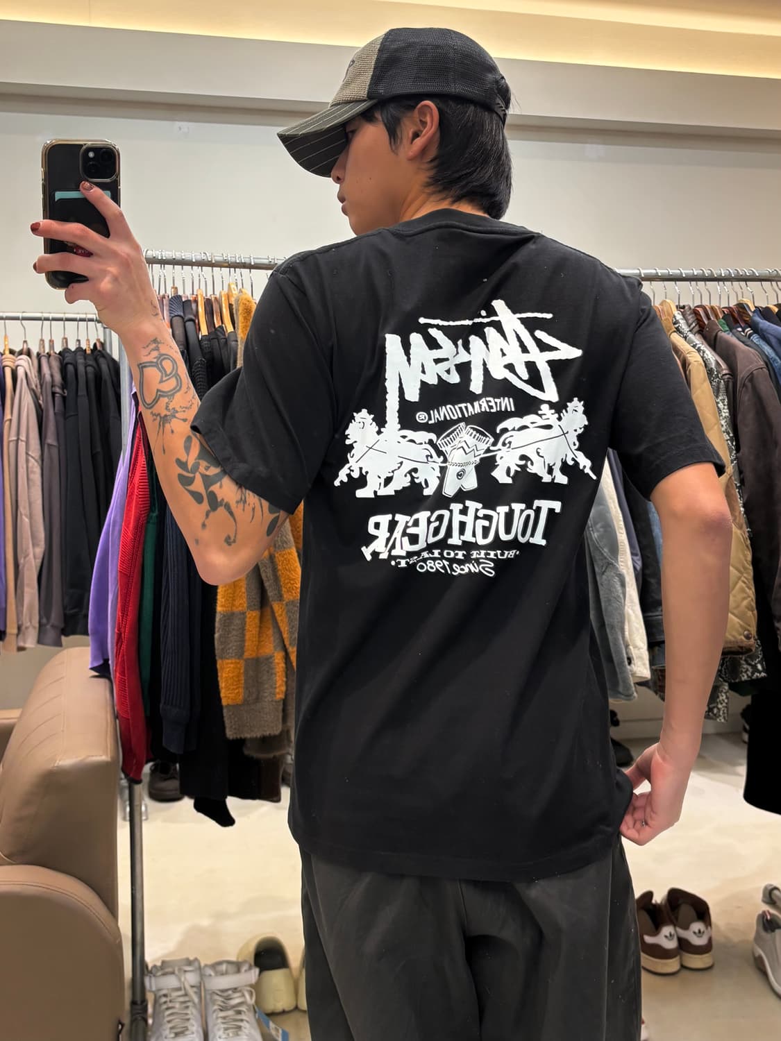 스투시 터프기어 인터내셔널 반팔 상품이미지5