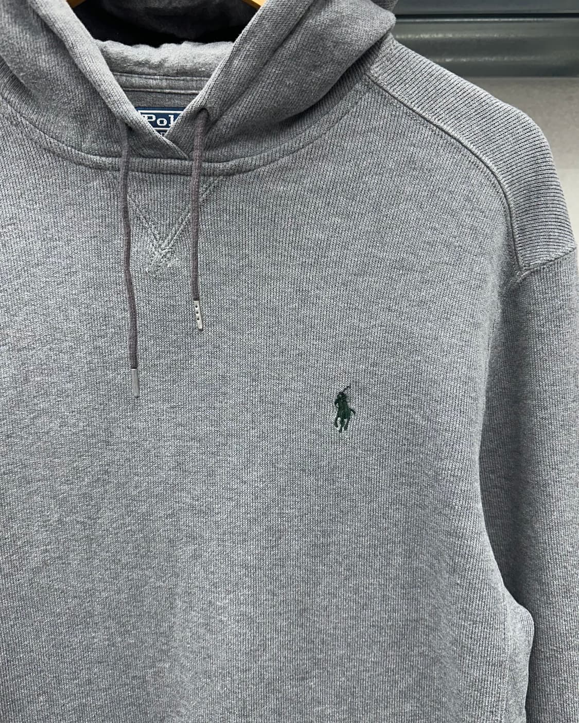 (L)90'S 폴로 니트면 후드-M1700 상품이미지2