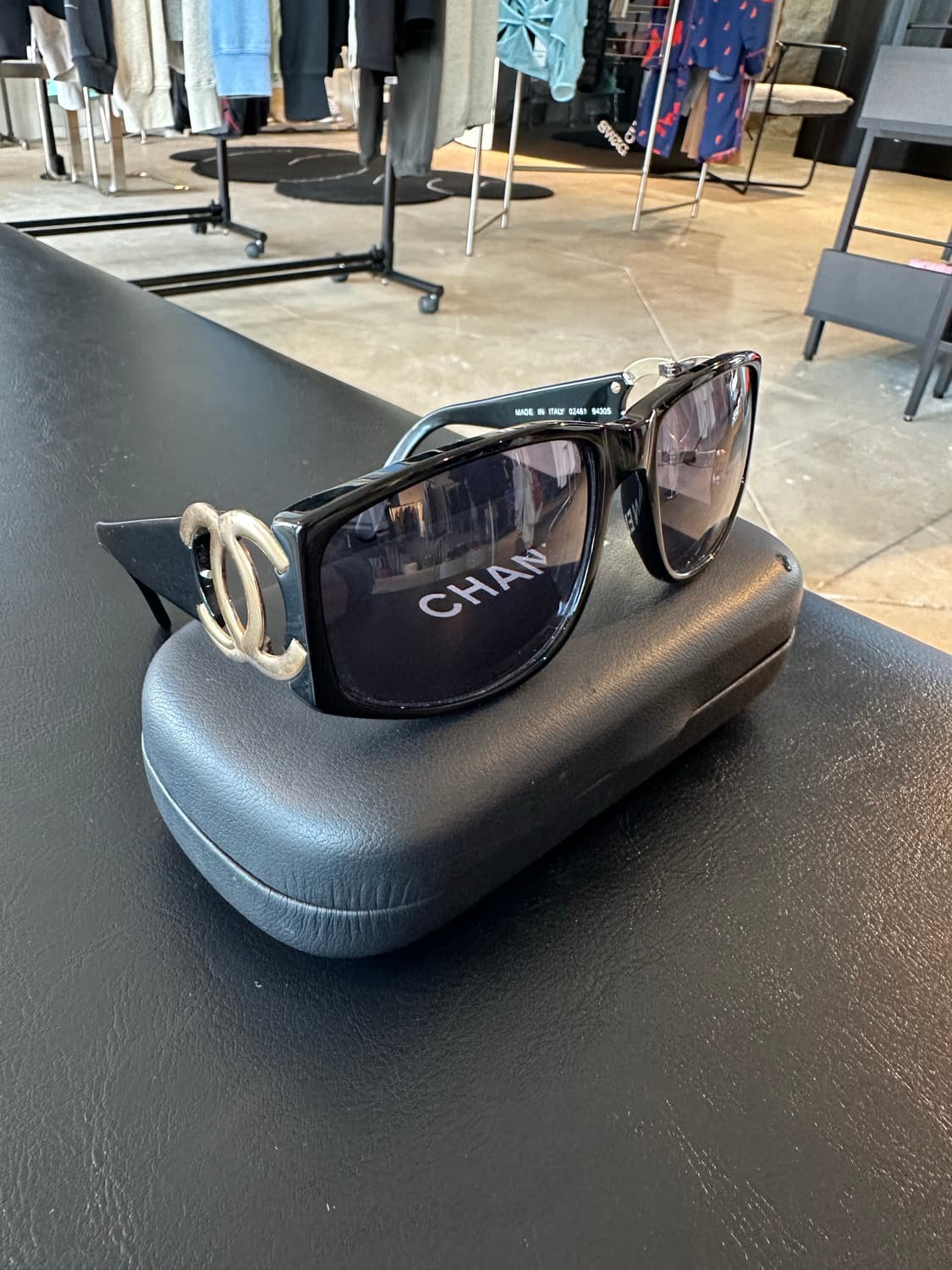 정품 샤넬 코코로고 90s 빈티지 선글라스 상품이미지1
