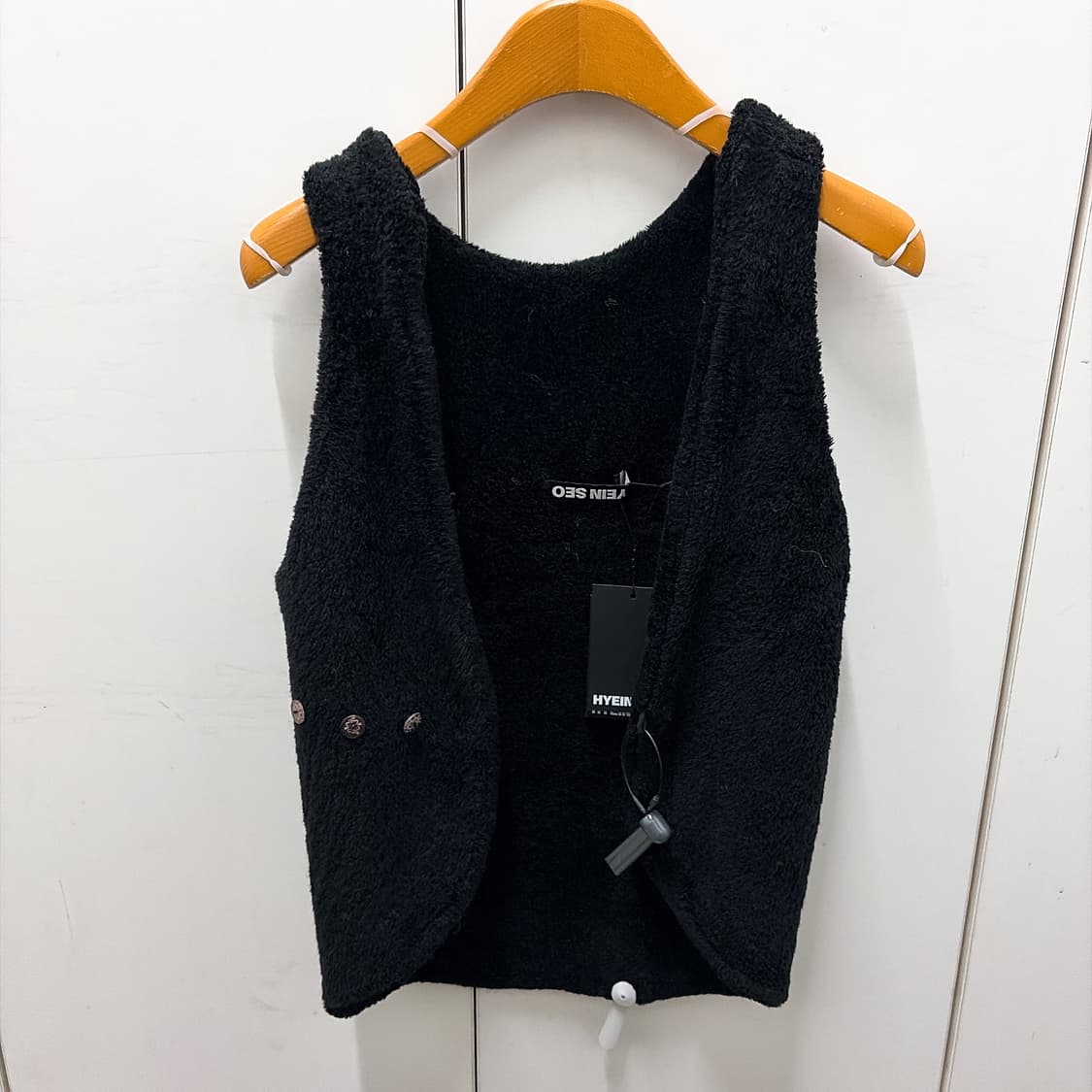 (정품/새상품) HYEIN SEO 혜인서 여성 블랙 테디 베스트 상품이미지2