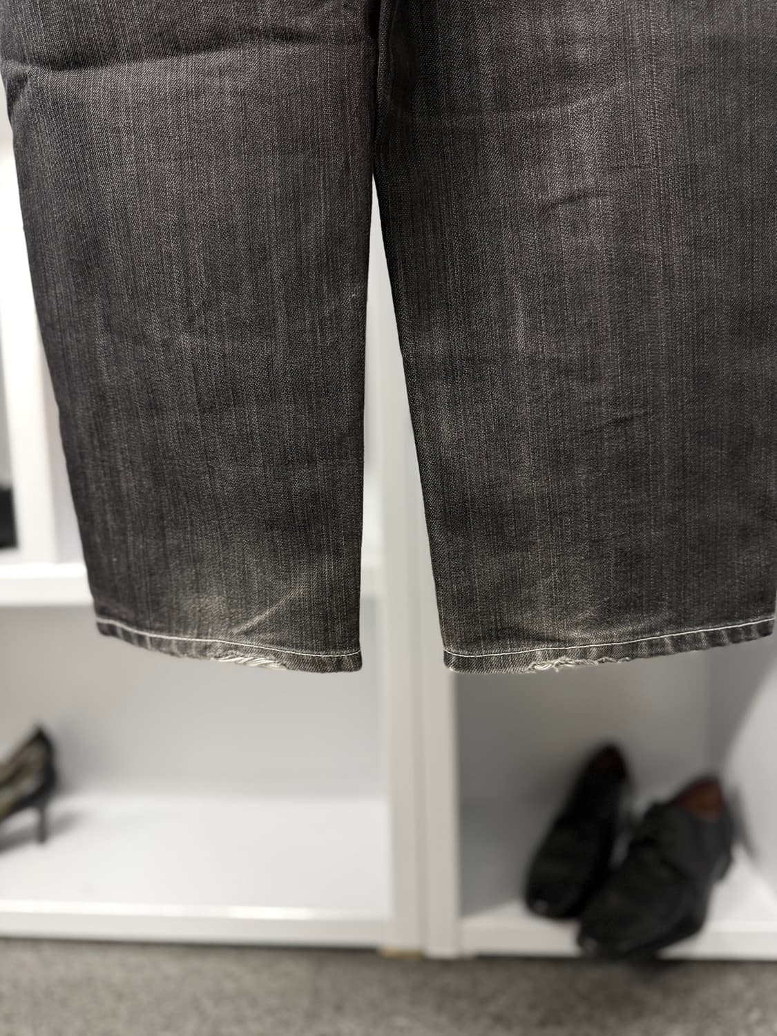 revolver 블랙 데님 팬츠 상품이미지5