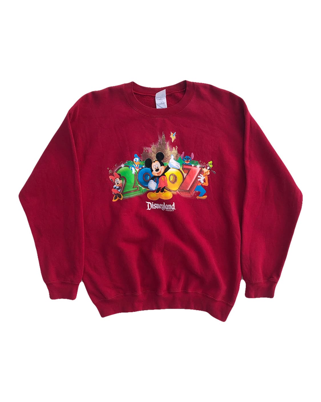 빈티지 길단 레드 미키마우스 디즈니 스웻셔츠 상품이미지1