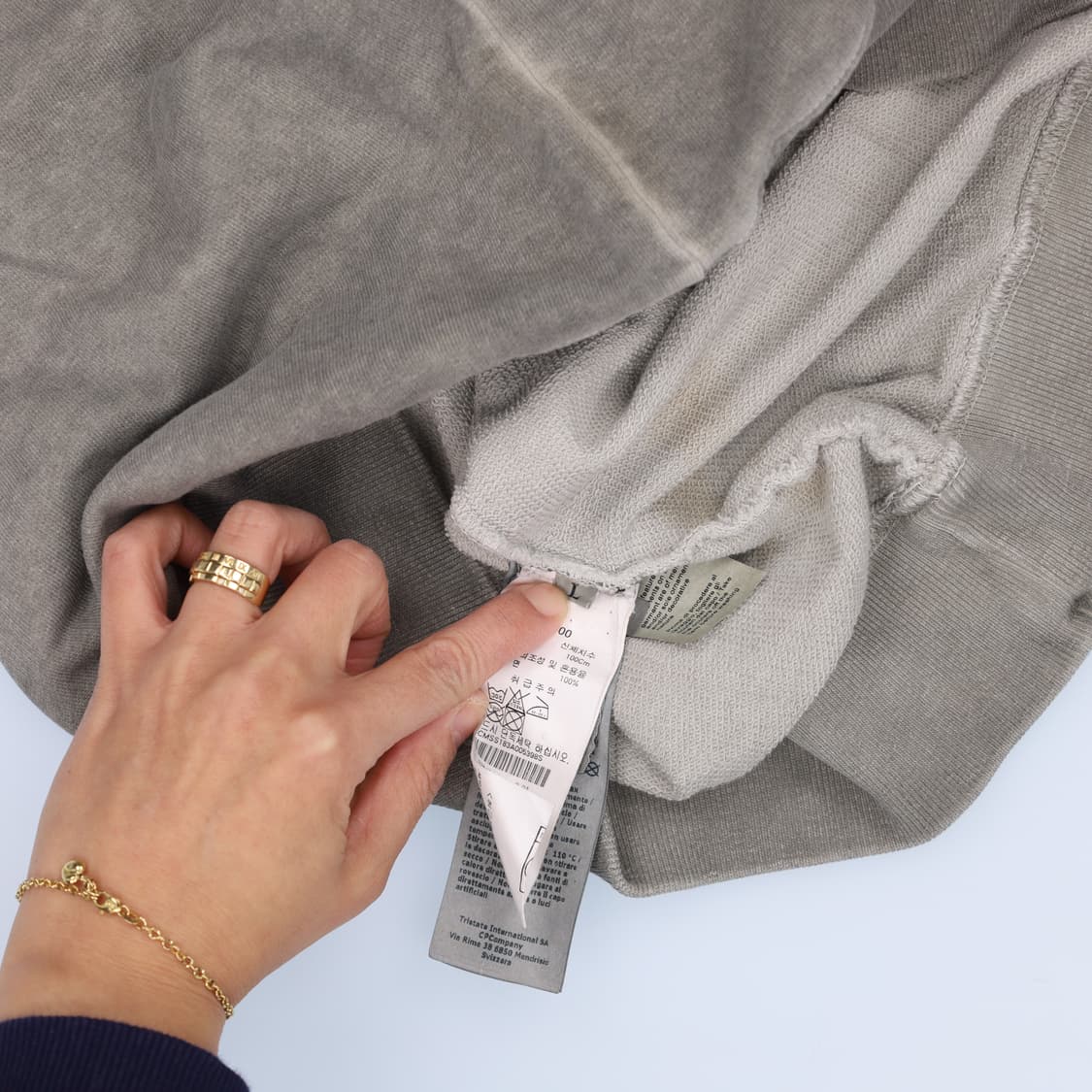 [L] CP컴퍼니 피그먼트 스웻셔츠 맨투맨 0119H1 상품이미지6