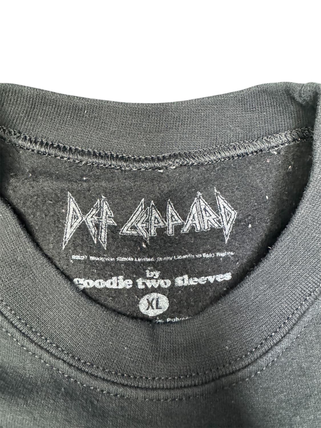 빈티지 데프 레파드 1983 pyromania tour 스웻 맨투맨 XL 상품이미지3