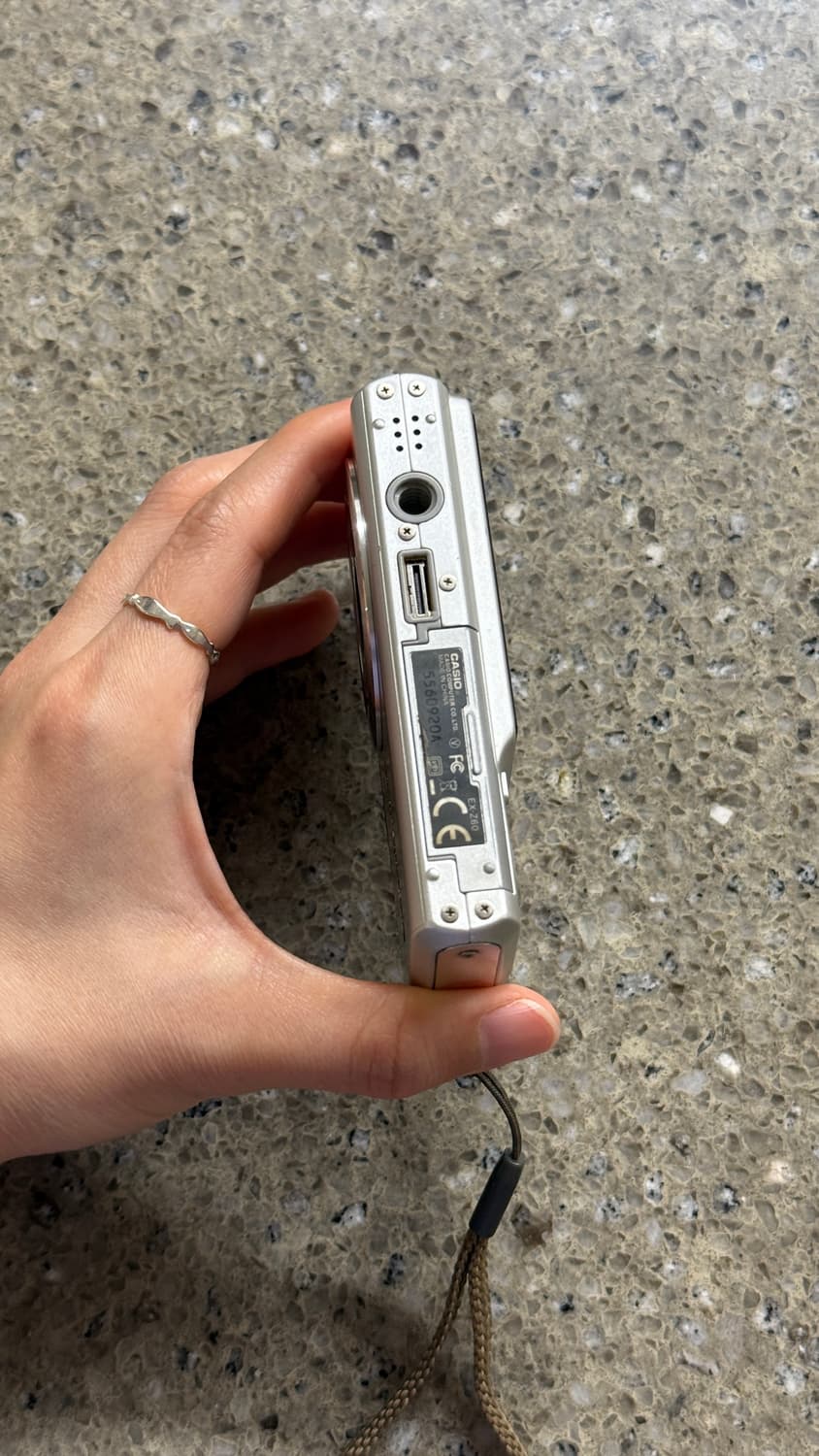 카시오 엑슬림 ex-z60실버 상품이미지4