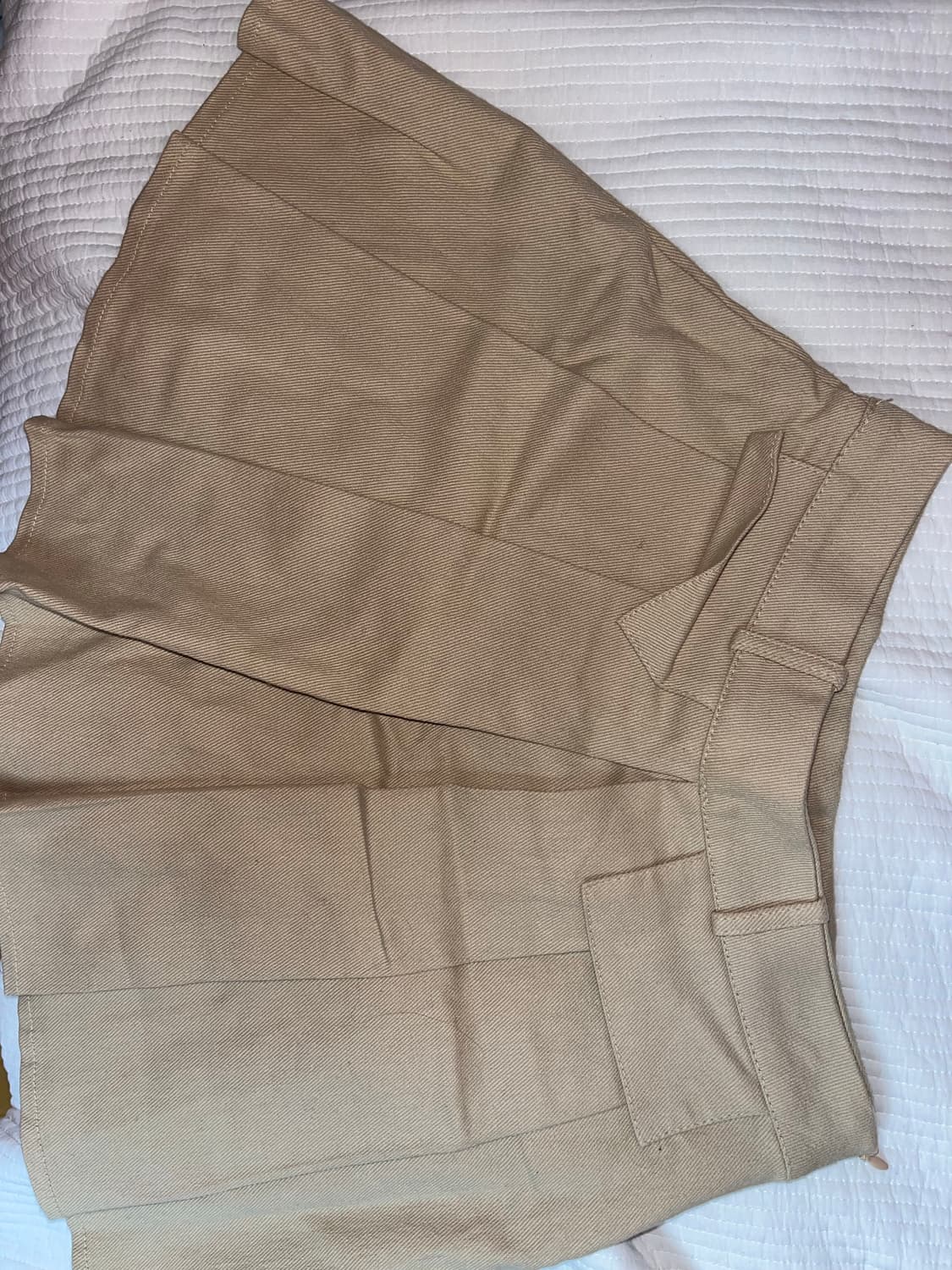 베이지 미니스커트 상품이미지1