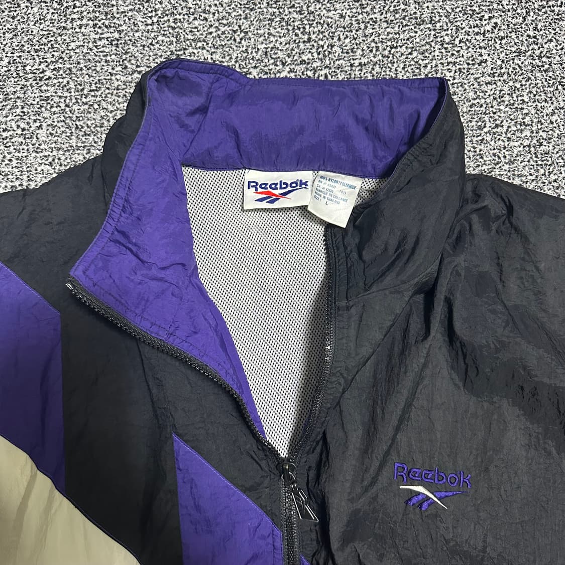 (XL추천) 리복 90s 올드스쿨 바람막이 자켓 상품이미지2