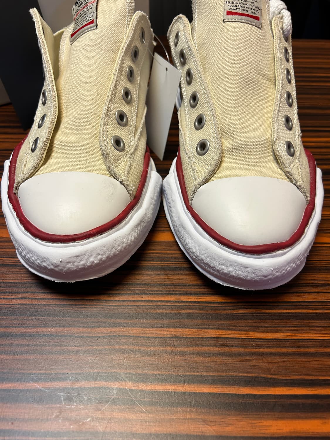 메종 미하라 야스히로 피터슨 OG 솔 캔버스 로우탑 EU 42 상품이미지5