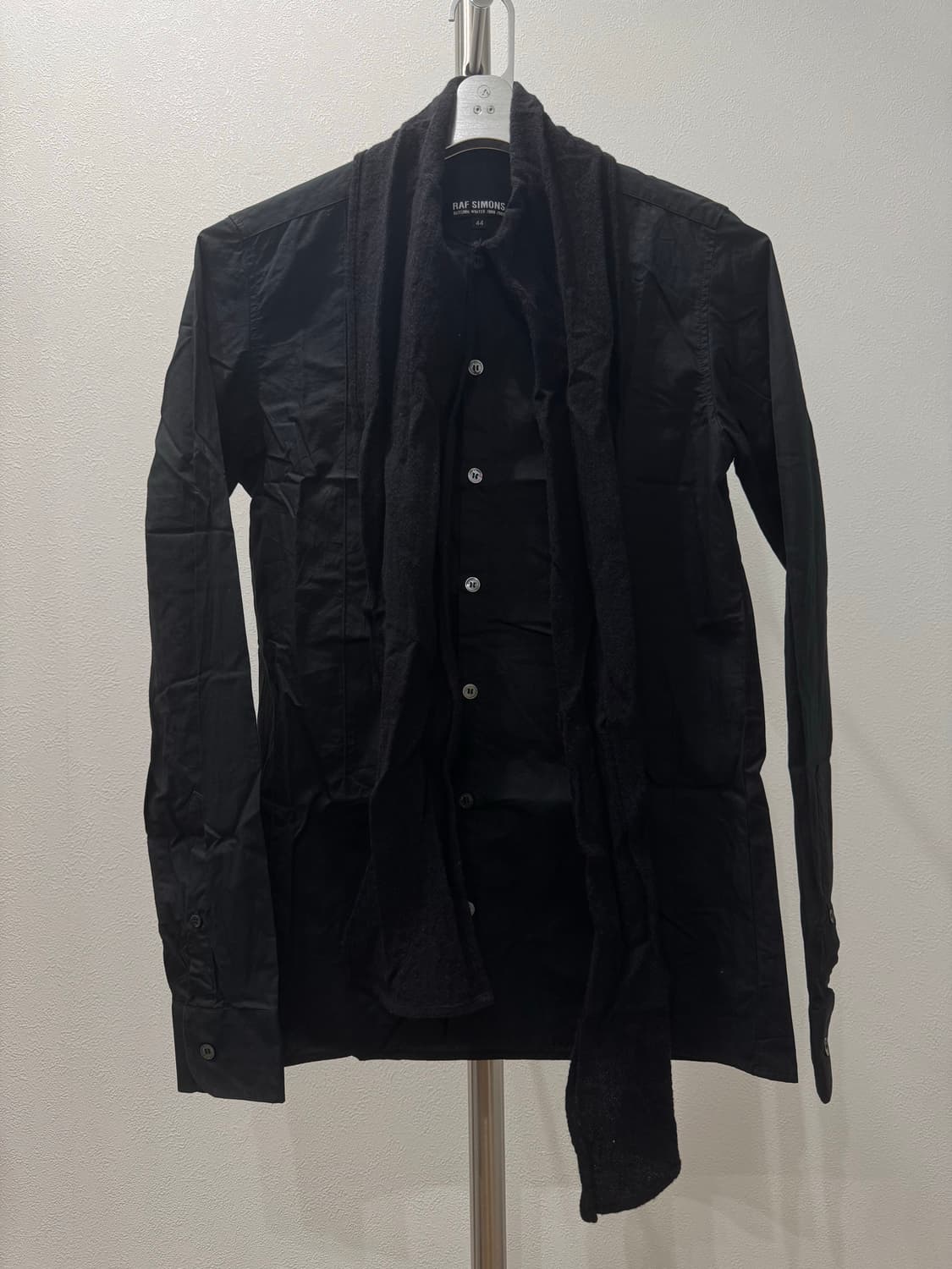 라프시몬스 08aw 스카프 레이어드 셔츠 상품이미지1
