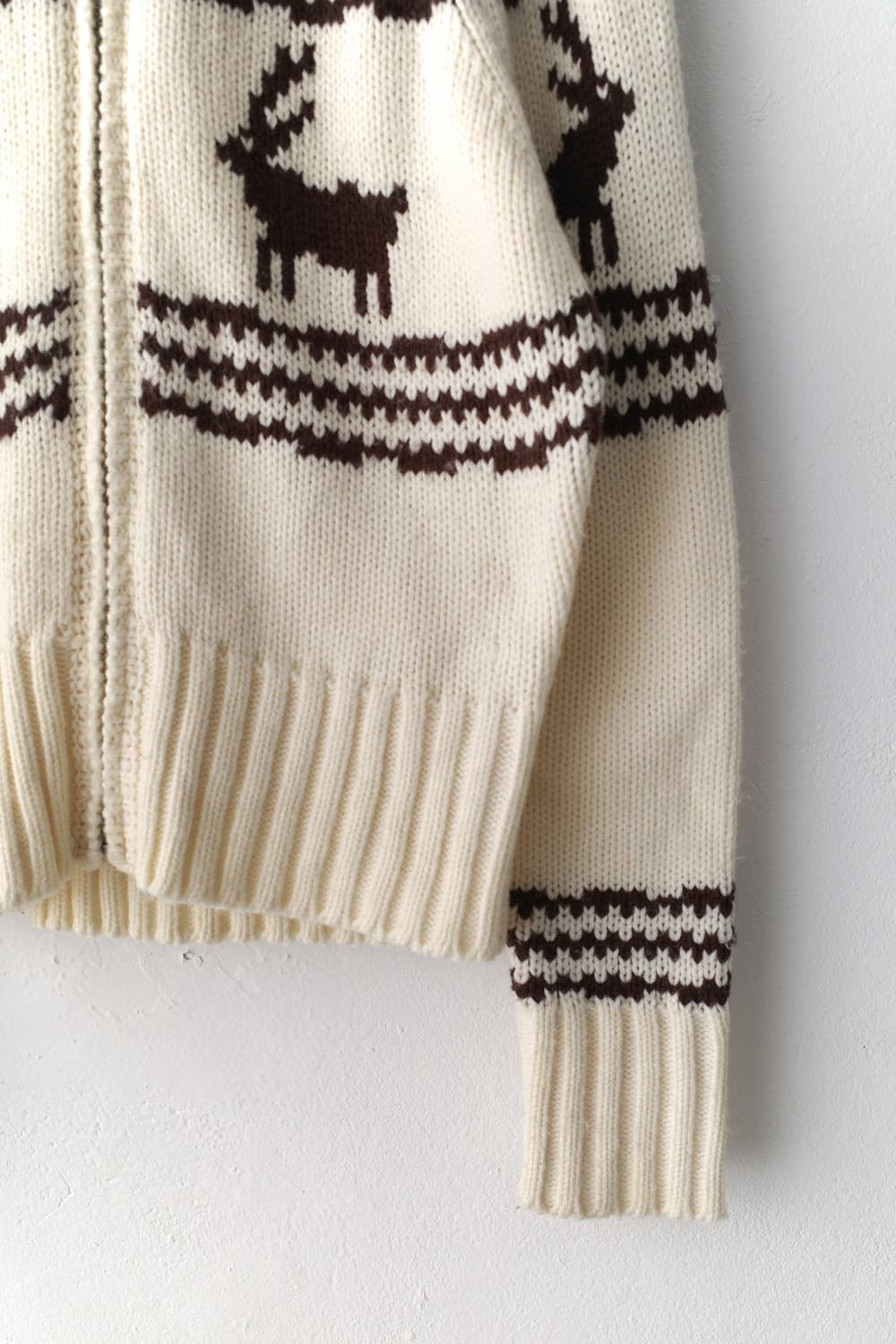 nordic fur hood zip-up 상품이미지4