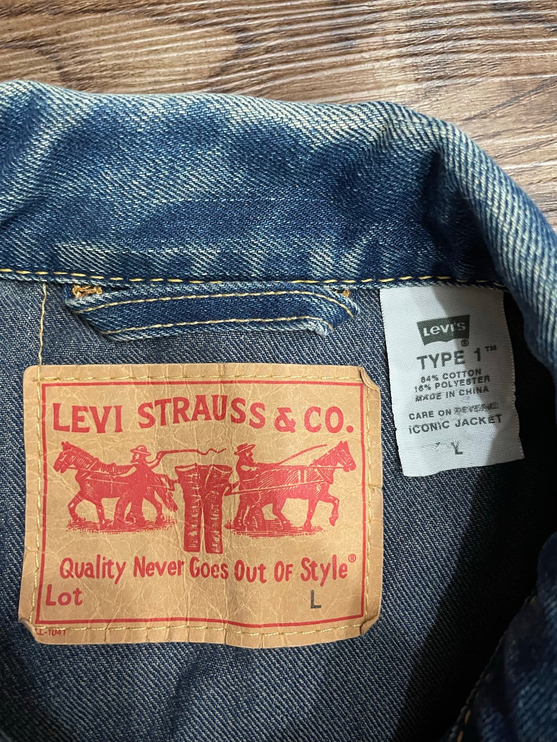 리바이스 타입원 TYPE1 트러커 데님 자켓 상품이미지8