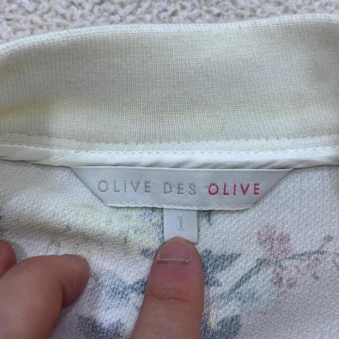 1 올리브데올리브 여성 블루종 자켓 0420E 상품이미지3