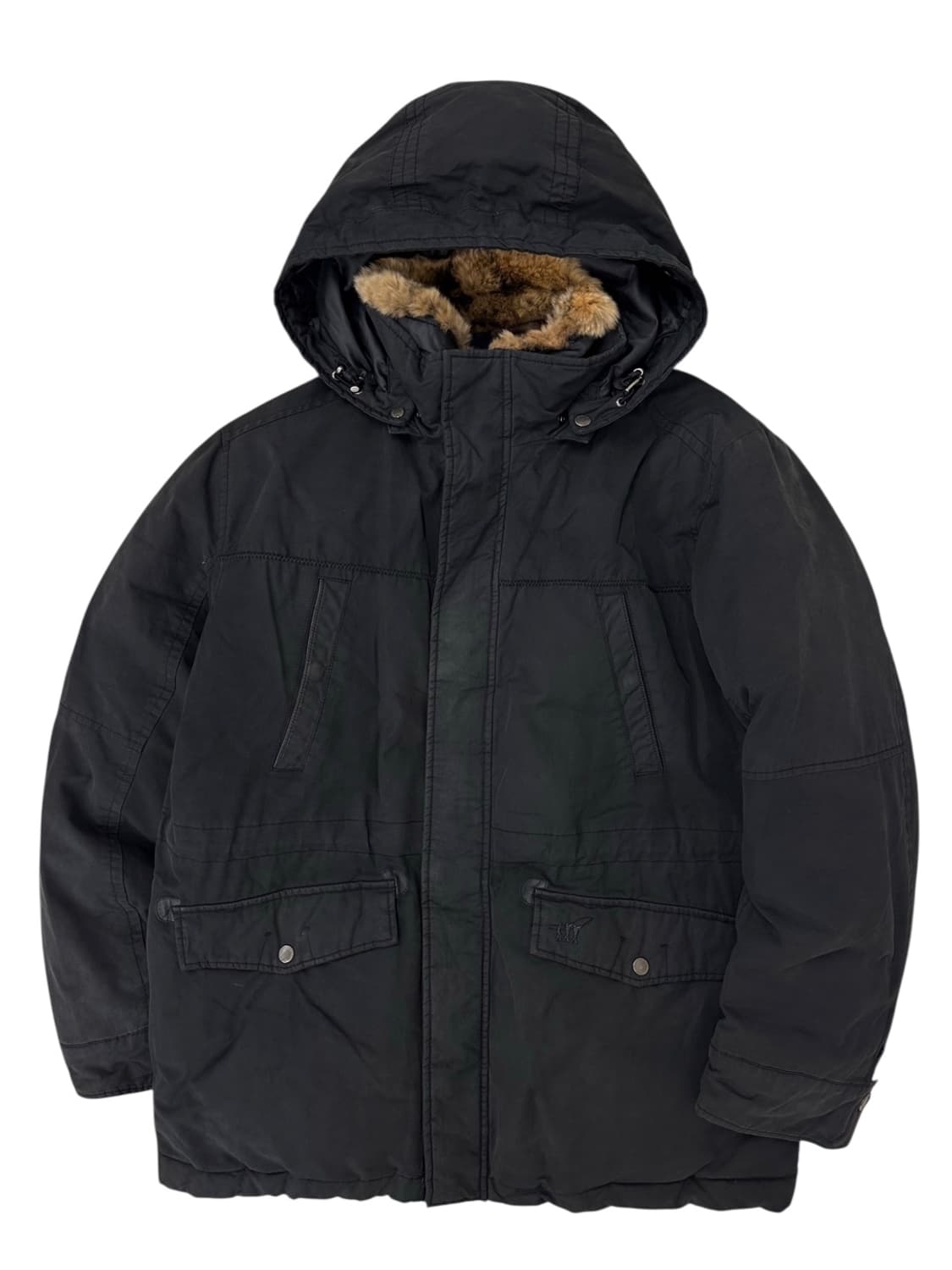 헨리코튼 덕다운 패딩 블랙 (XL)  상품이미지1