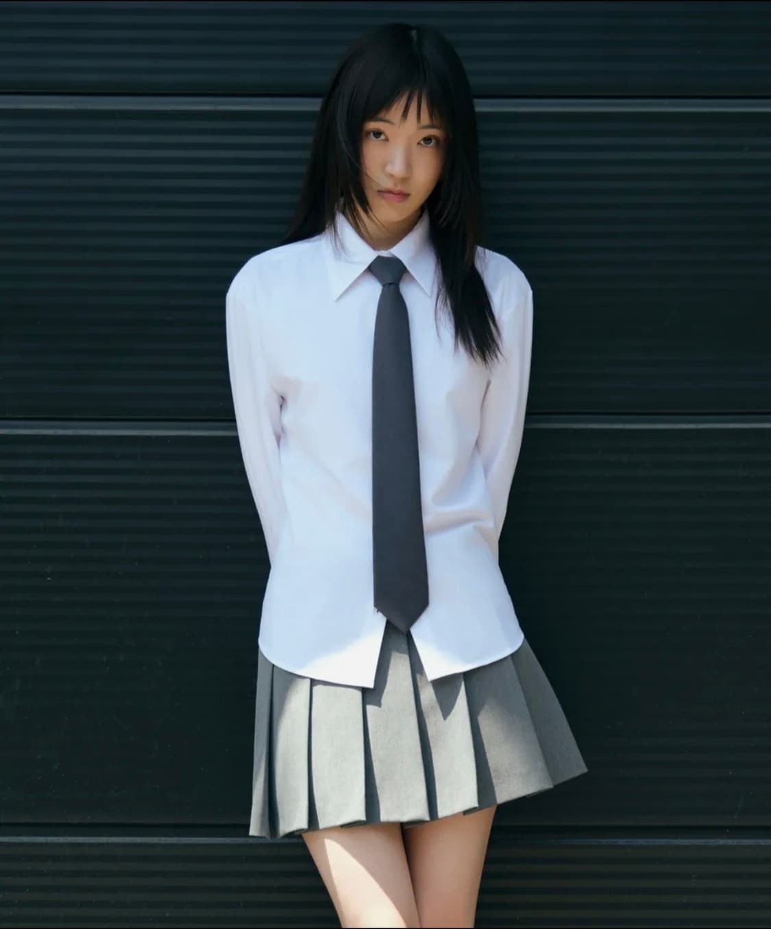 무신사 스탠다드 여성 링클프리 셔츠 S 상품이미지1