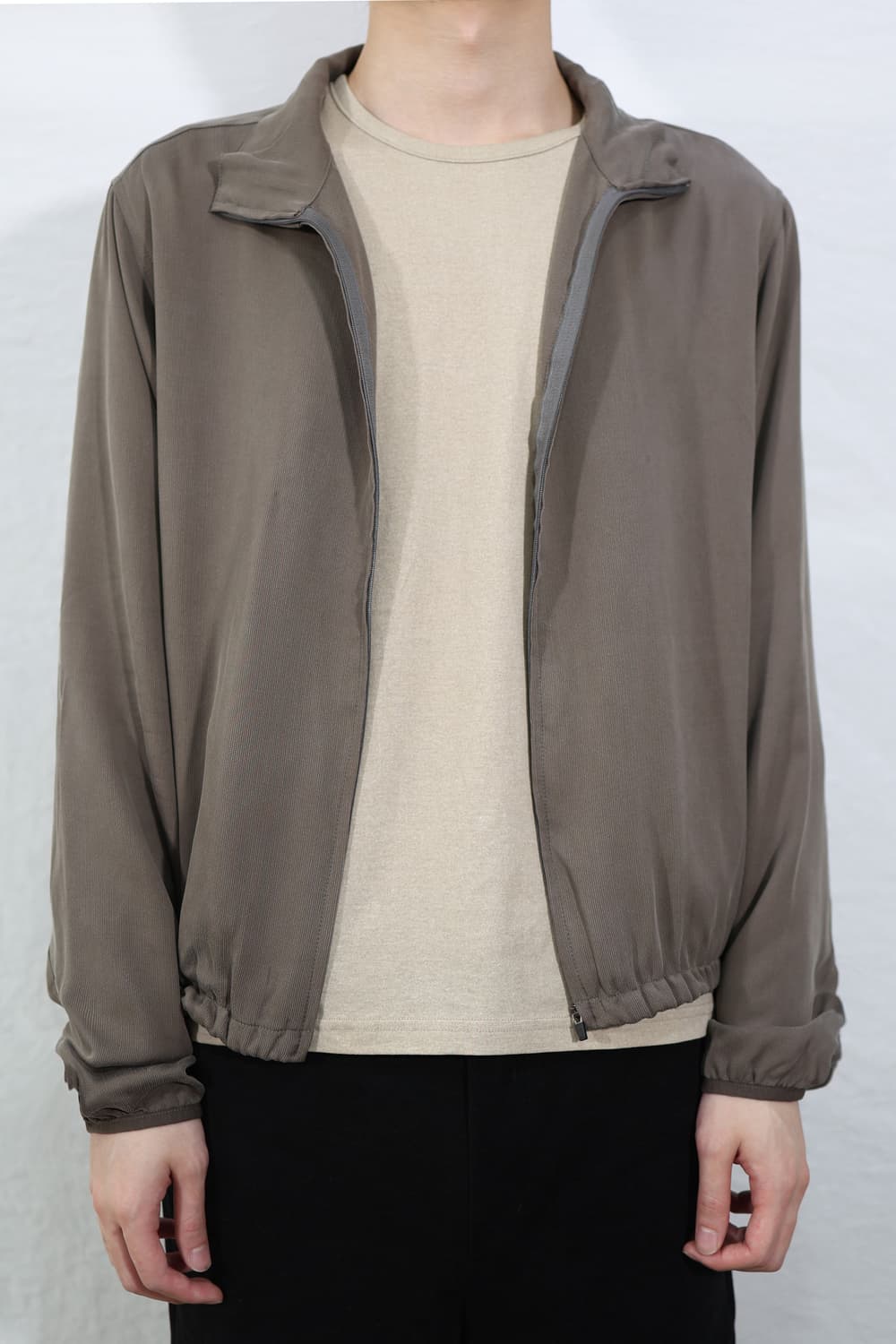 구매) les 큐프라 집업 브라운 1사이즈 상품이미지1