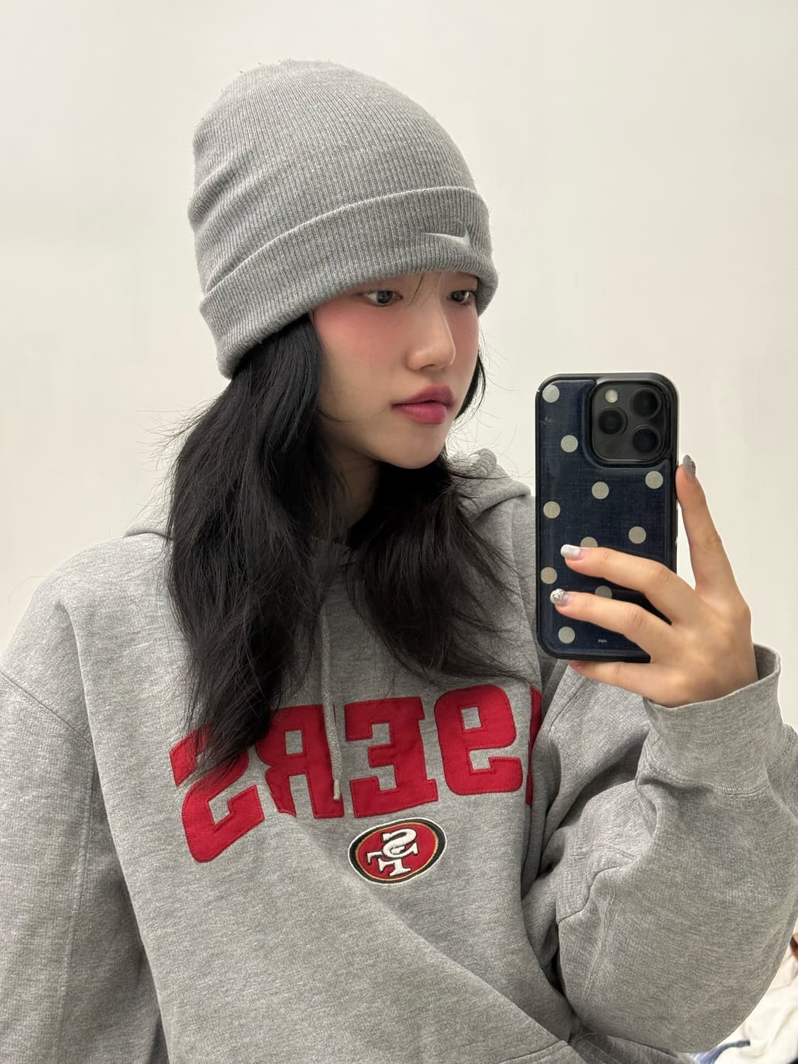 나이키 그레이 비니 상품이미지3