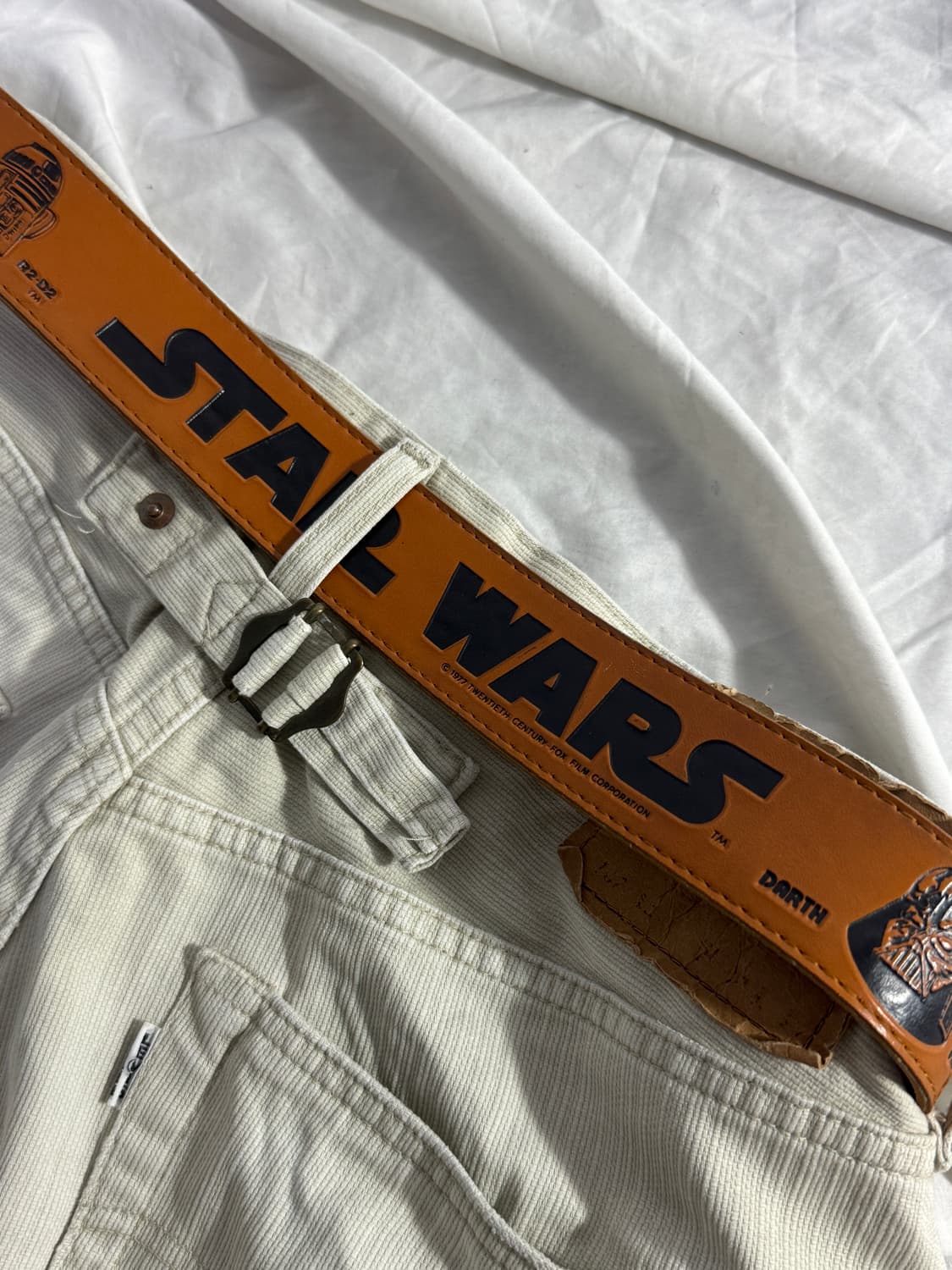 1977 fox film 스타워즈 캐릭터 엠보 레더 벨트 상품이미지6
