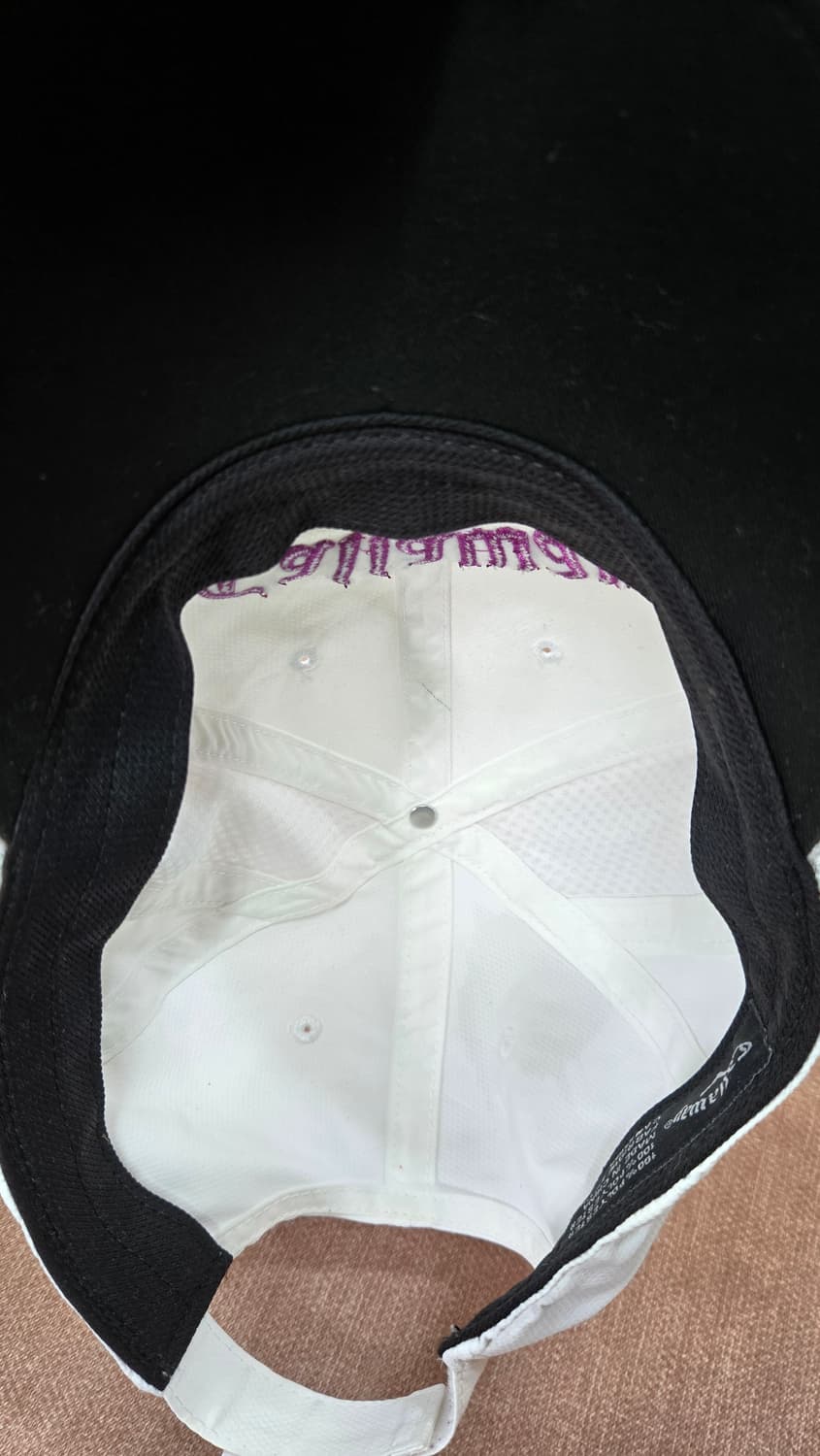 [정품] 캘러웨이 여성 골프 메쉬 볼캡 (화이트/퍼플) 상품이미지6