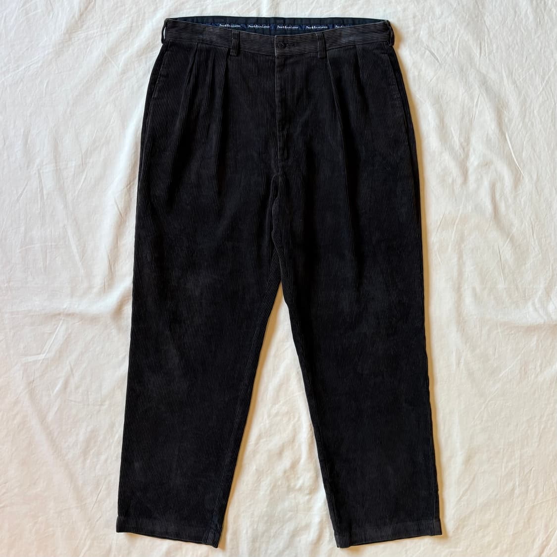 [35-36] 90s 폴로 랄프로렌 앤드류 코듀로이 투턱 팬츠 상품이미지1