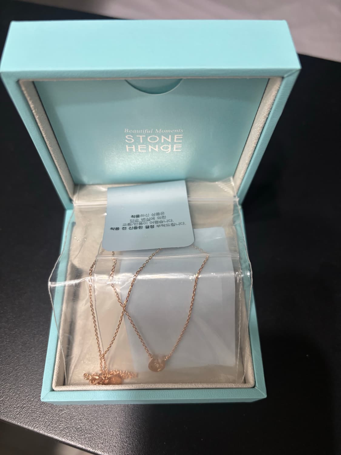 (새상품) 스톤헨지 탄생석 10월 목걸이 상품이미지2
