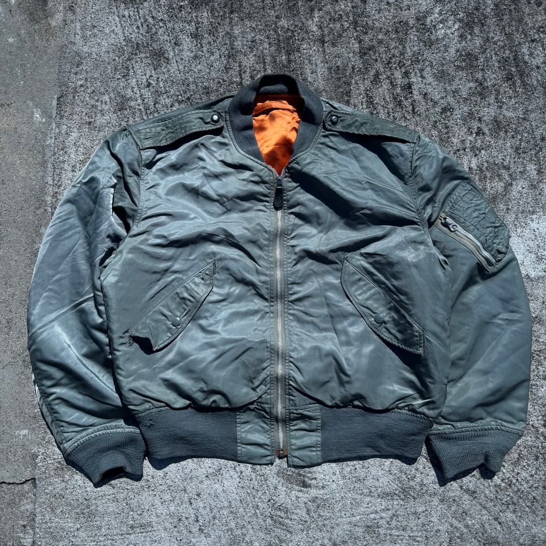 [L] 70s 알파인더스트리 L2B 항공 점퍼 상품이미지1