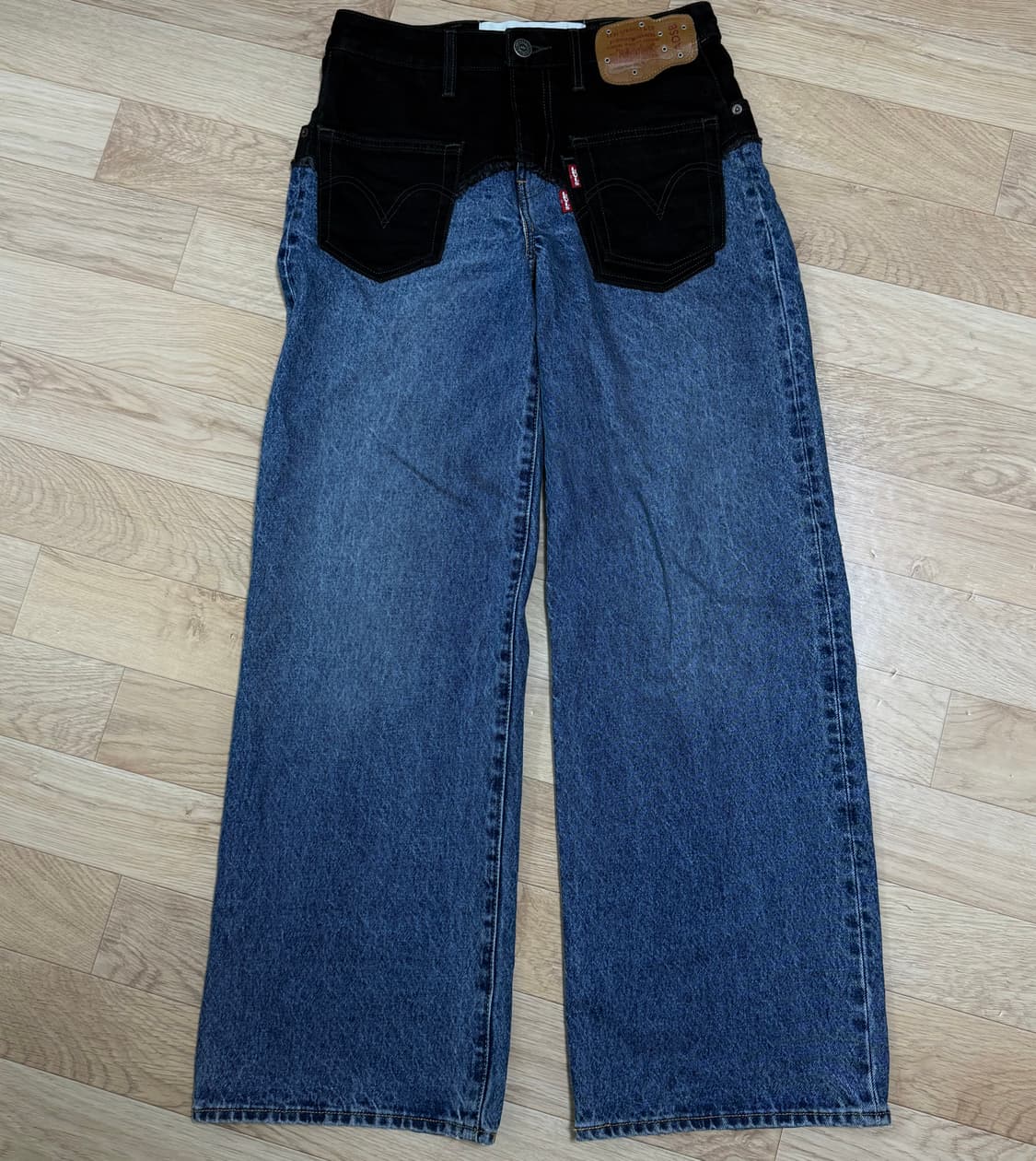 ADSB 앤더슨벨 x 리바이스 우먼 배기 진 인디고 25 상품이미지3