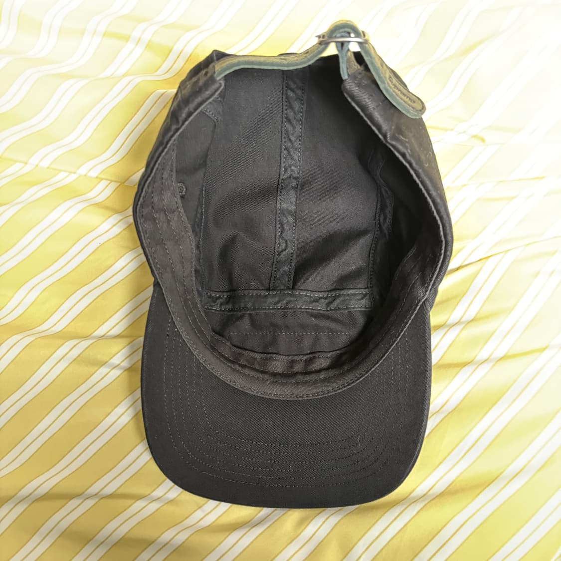 슈프림 워시드 치노 트윌 캠프캡 블랙 상품이미지4