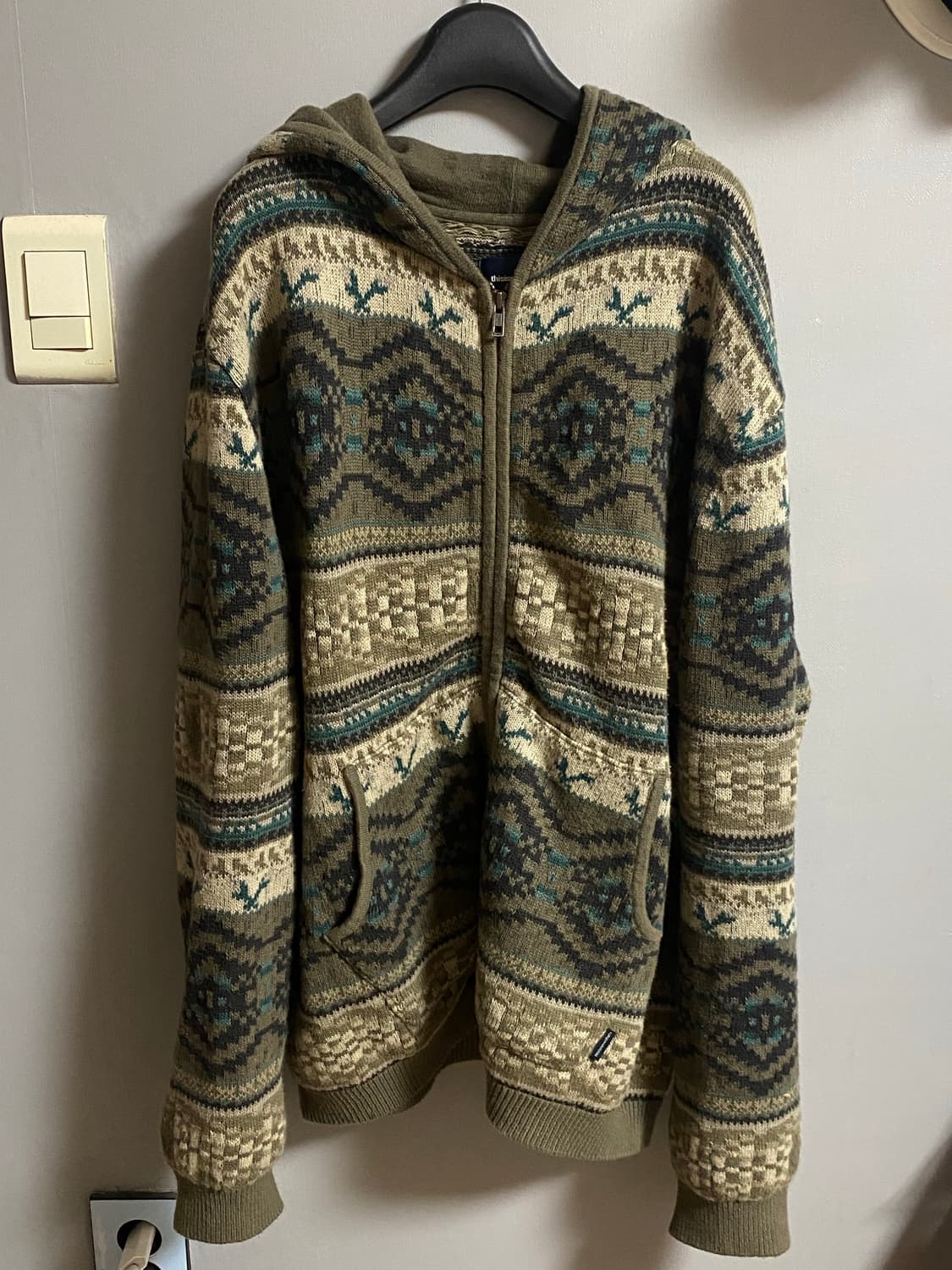 디스이즈 네버댓 스웨트 집업 M 상품이미지2