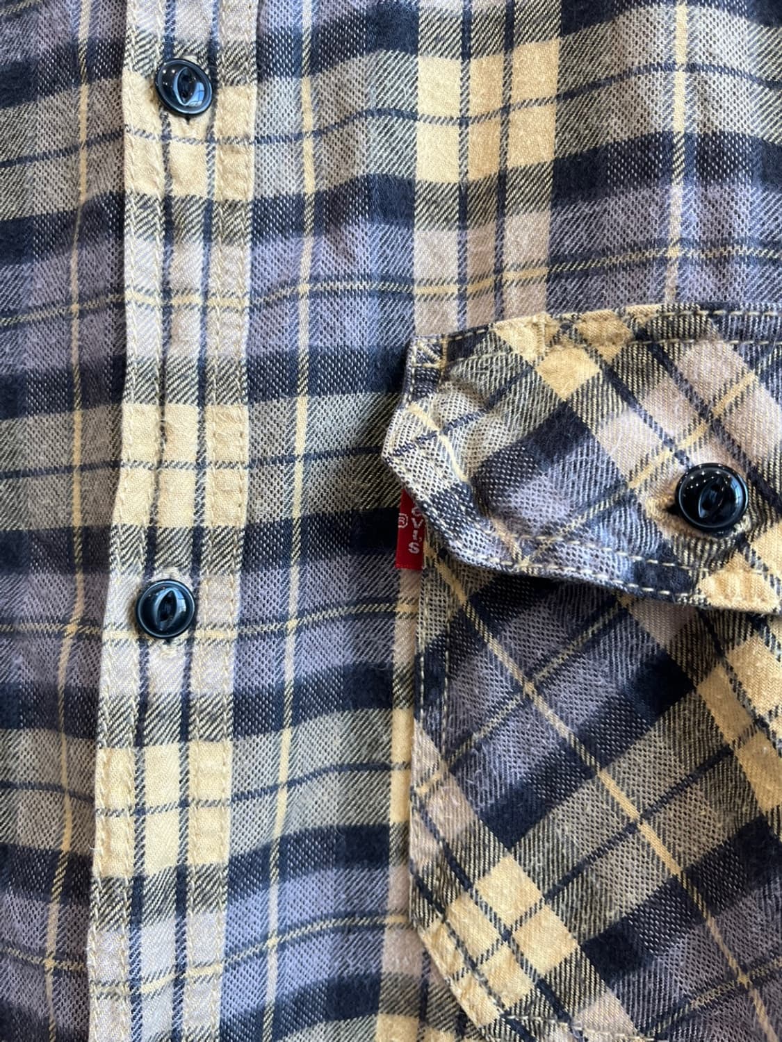 00s 리바이스 재팬 체크 플란넬 셔츠 XL 상품이미지3