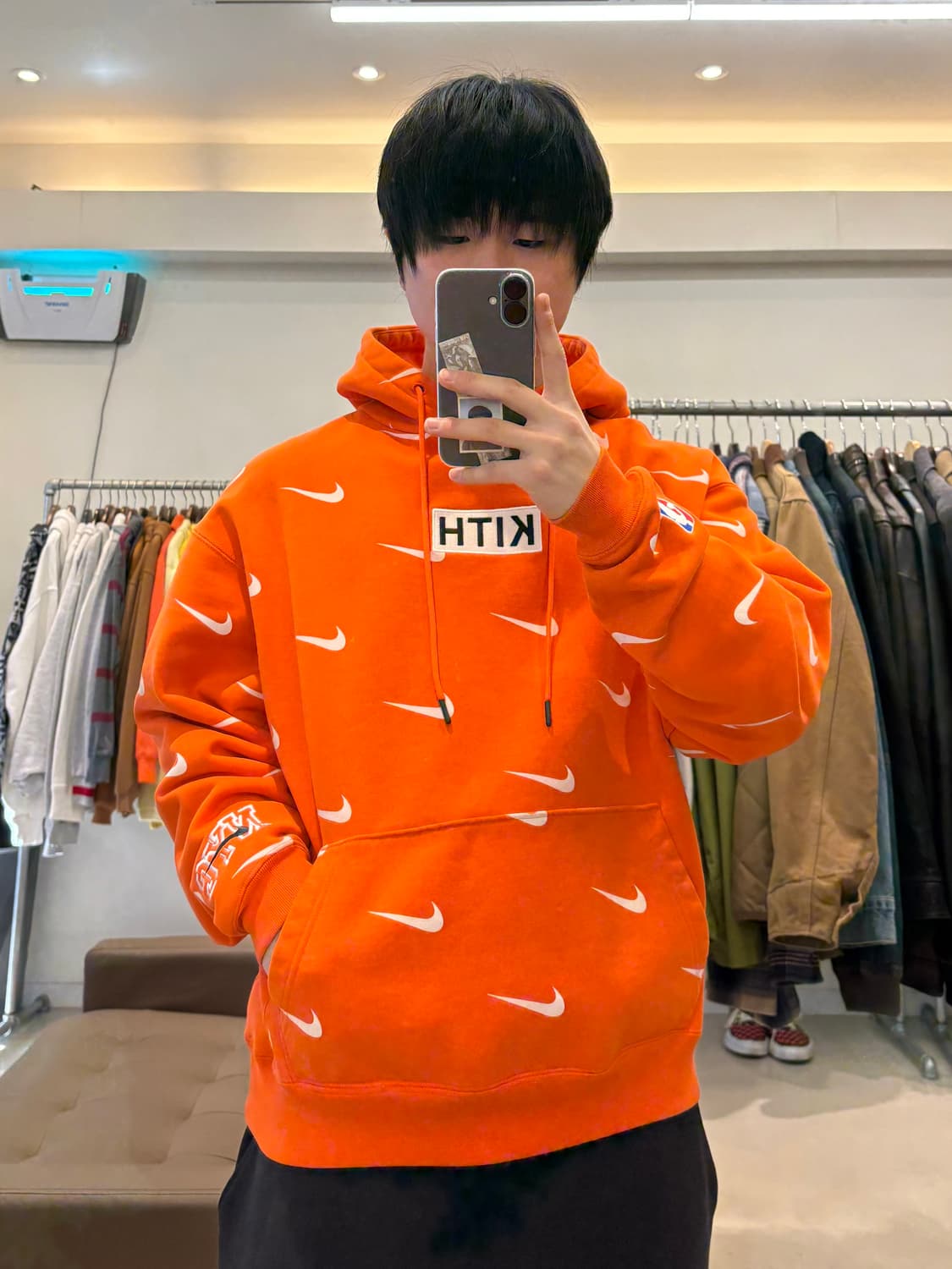 나이키xKITH 뉴욕 닉스 AOP 후드 상품이미지9