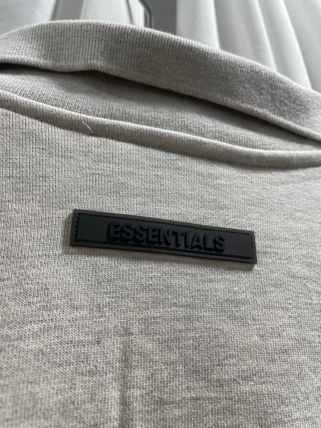 피어오브갓 에센셜/ 체스트 로고 폴로 티셔츠 오트밀/ XL 상품이미지5