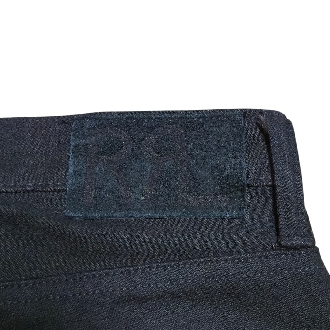 [29×30] RRL 더블알엘 빈티지 파이브포켓 데님 팬츠 블랙 온 블랙 상품이미지9