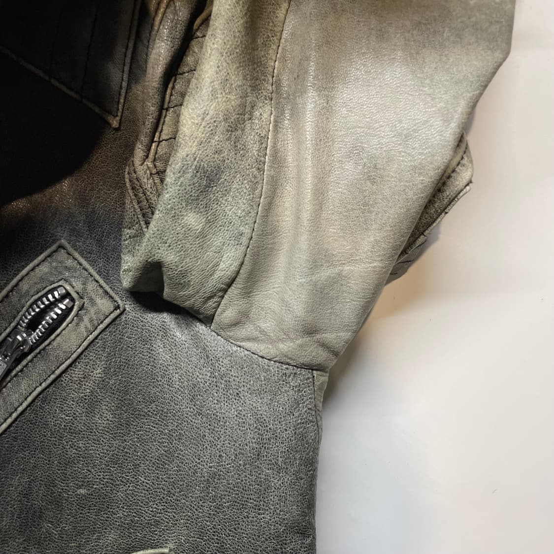 206옴므 빈티지 양가죽 라이더 자켓 상품이미지5