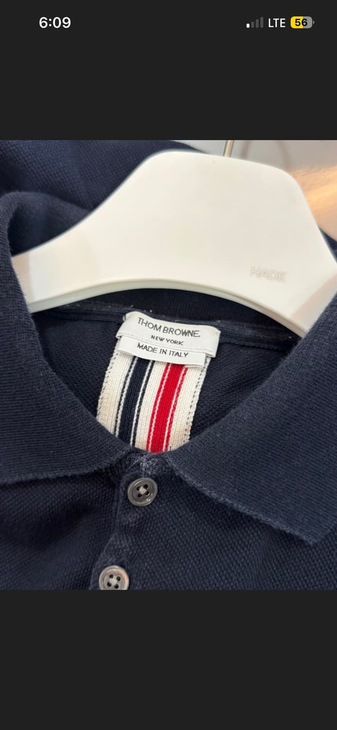 톰브라운 백삼선 스트라이프 카라티셔츠 상품이미지3