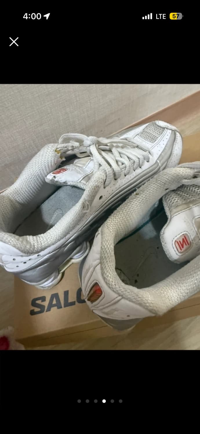 나이키 샥스 R4 화이트 메탈릭 실버 상품이미지4