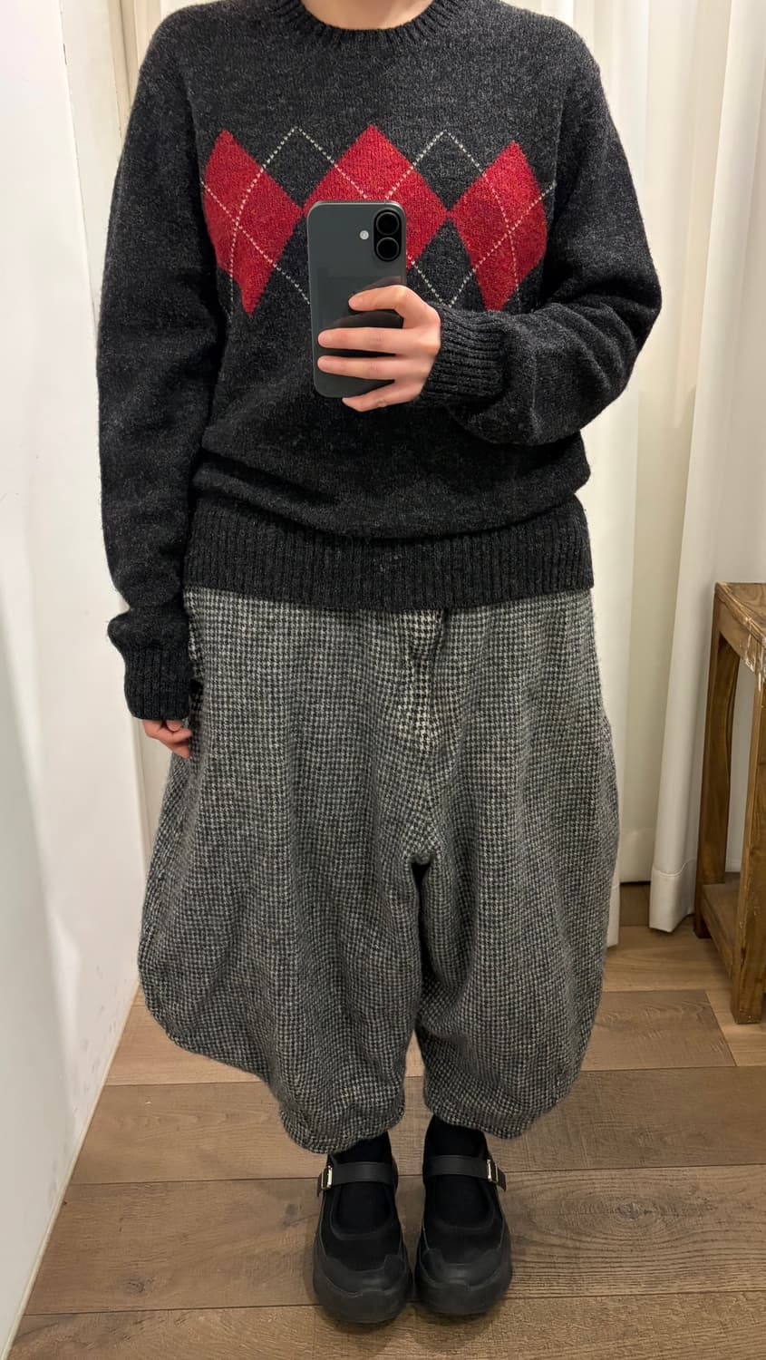 Check Fulling Wool Saruel Pants 상품이미지10