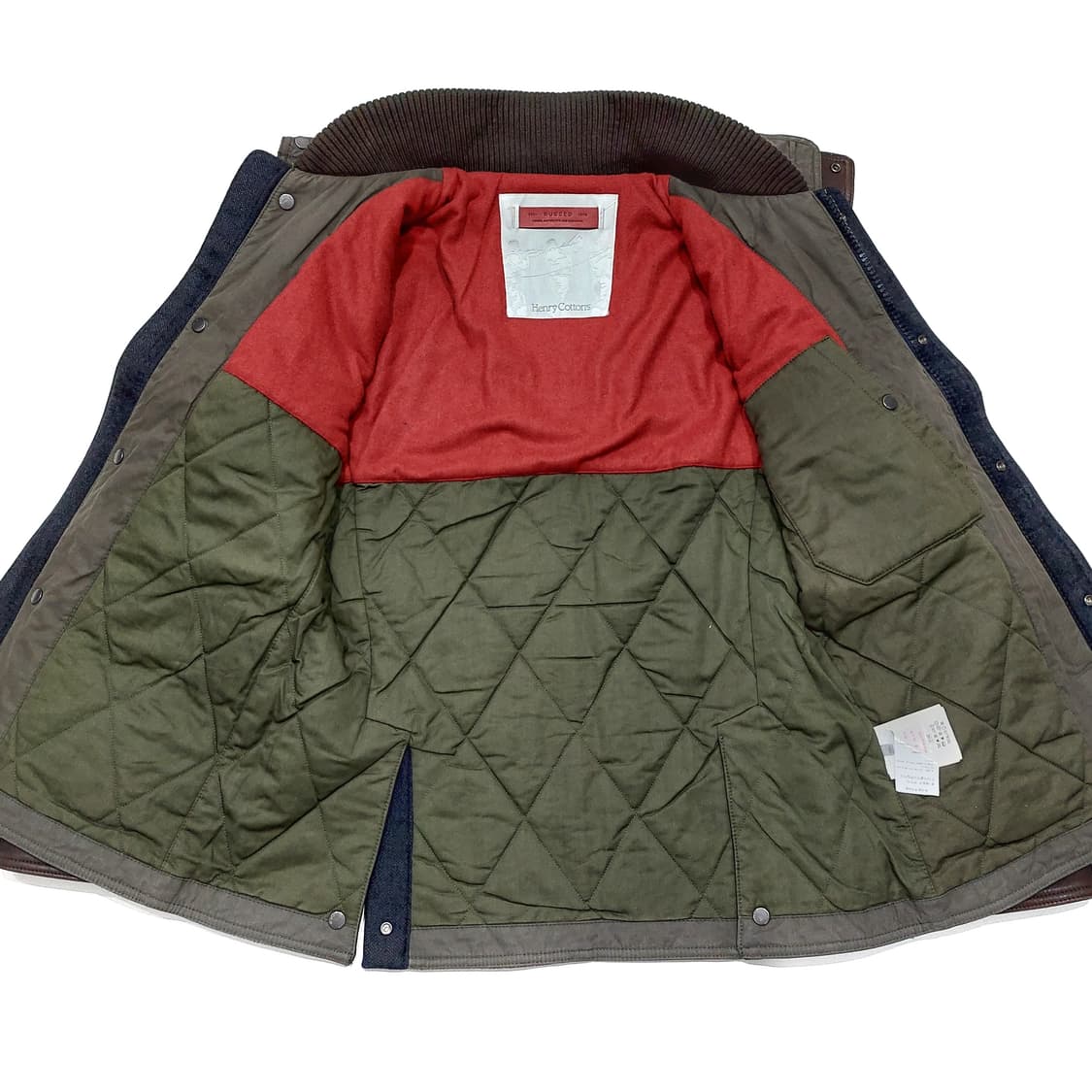 헨리코튼 패딩 야상 울 가죽 믹스 (100-105) 상품이미지9