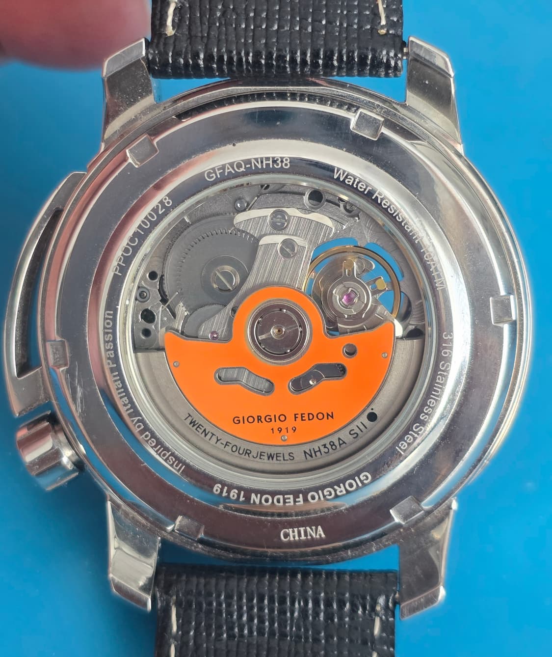조르지오 페돈 1919 IV 타임리스 오토메틱 오픈하트 이탈리아시계  상품이미지2