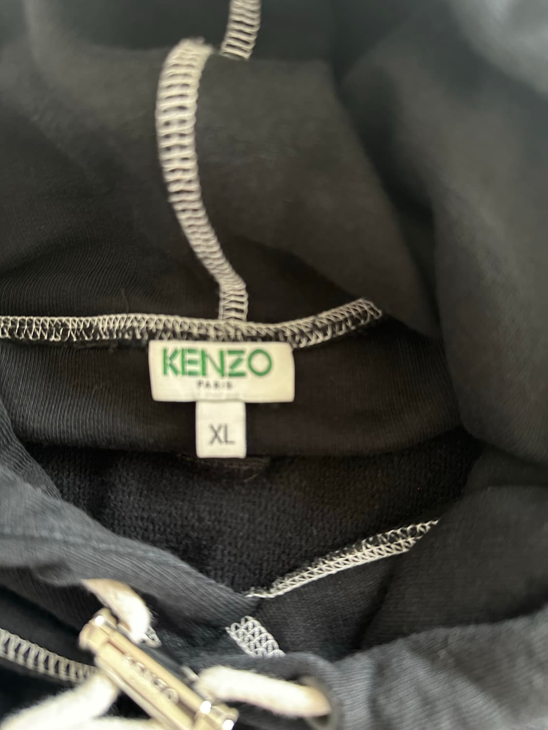 겐조 파리스 블랙 후드티 상품이미지4