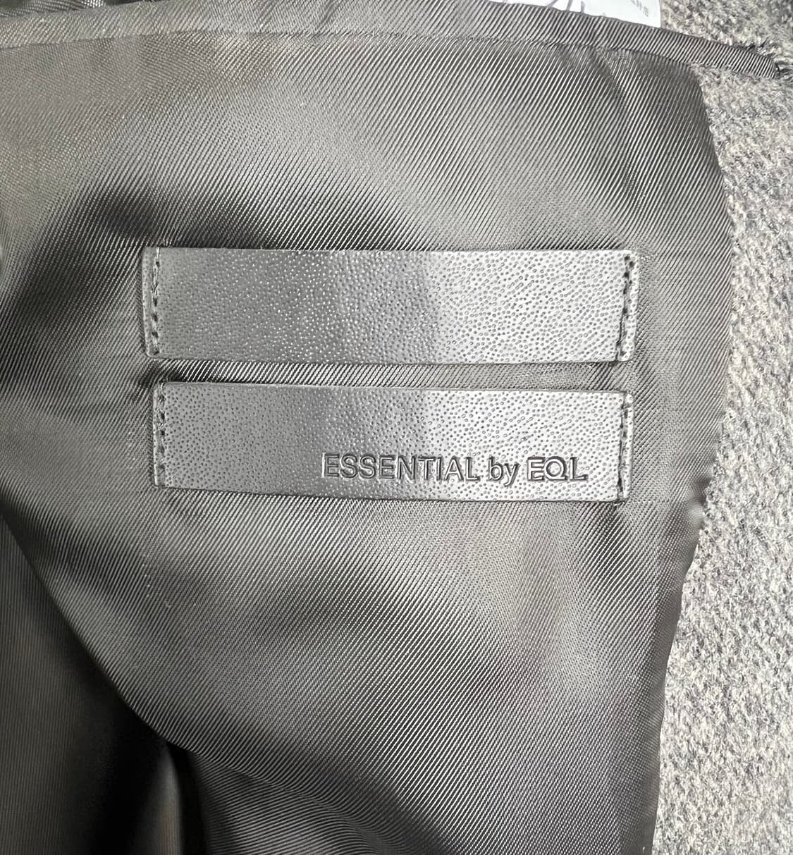 EQL/더블 브레스티드 코트/다크 그레이/L 상품이미지2